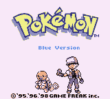 Pokemon Knife Blue Title Screen